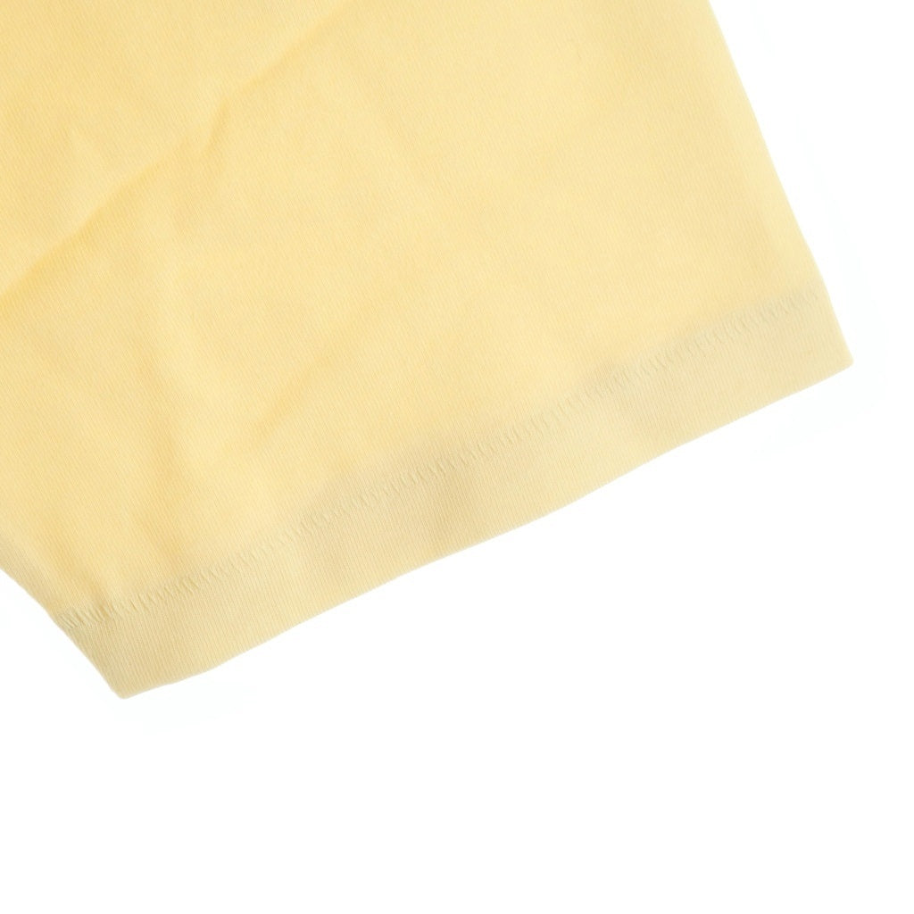 FEAR OF GOD ESSENTIALS(フィアオブゴッド エッセンシャルズ) Football Tee フットボールティー ラバーロゴVネックラグラン7分袖Tシャツ イエロー