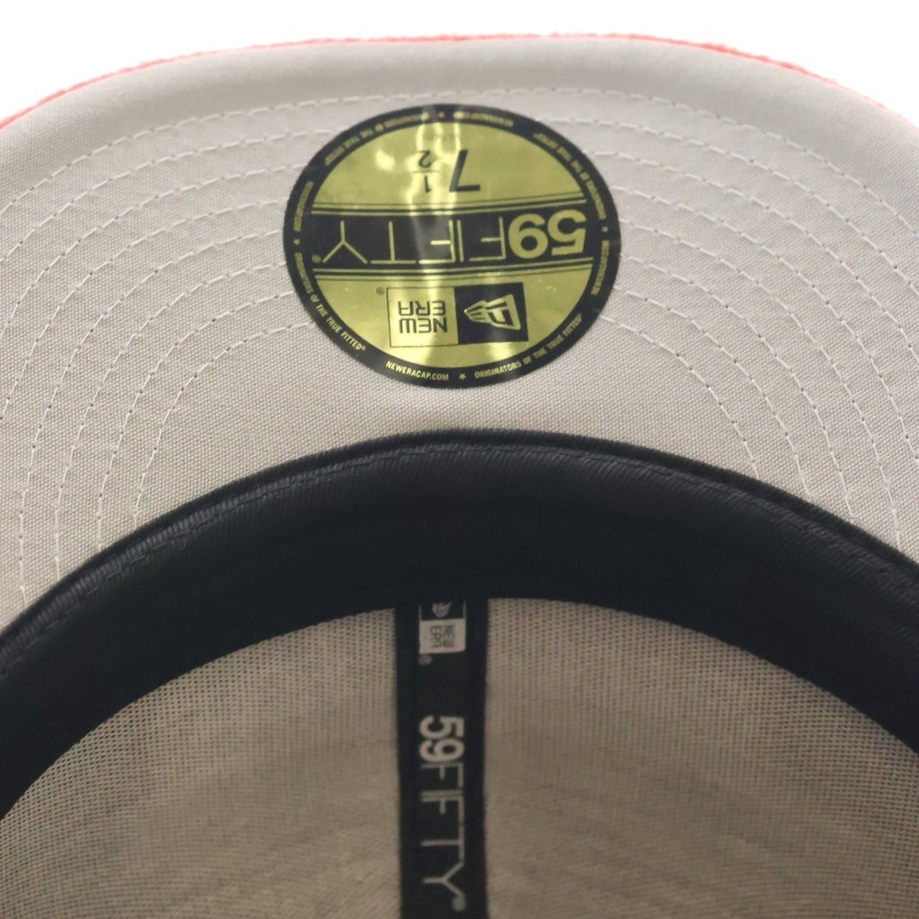 SUPREME(シュプリーム) 24AW ×New Era Brushed Wool Box Logo New Era Cap ニューエラ ブラッシュウールボックスロゴ キャップ 帽子 レッド