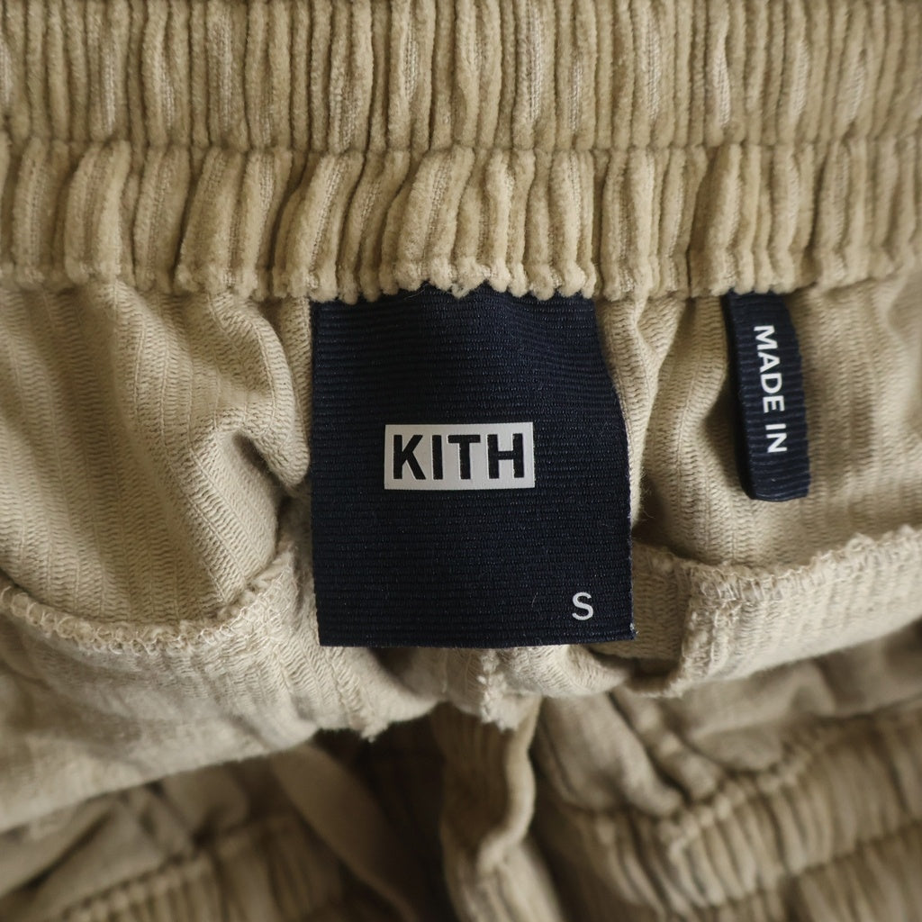 KITH(キス) Corduroy Cargo Pants コーデュロイ カーゴ パンツ ベージュ KHM060248