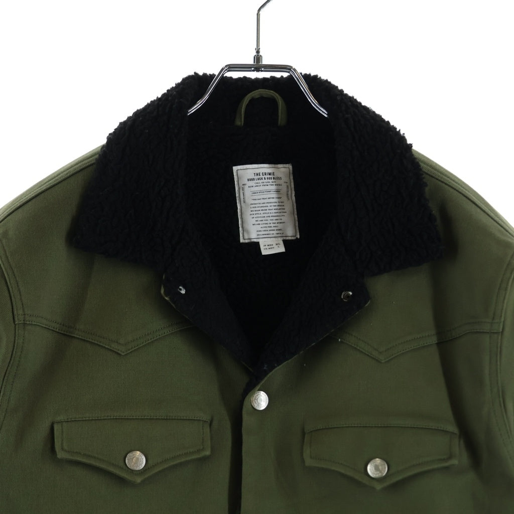 THE CRIMIE(ザ クライミー) BOBBY 2 BOA JACKET ボア ジャケット カーキ CIH5-JK25