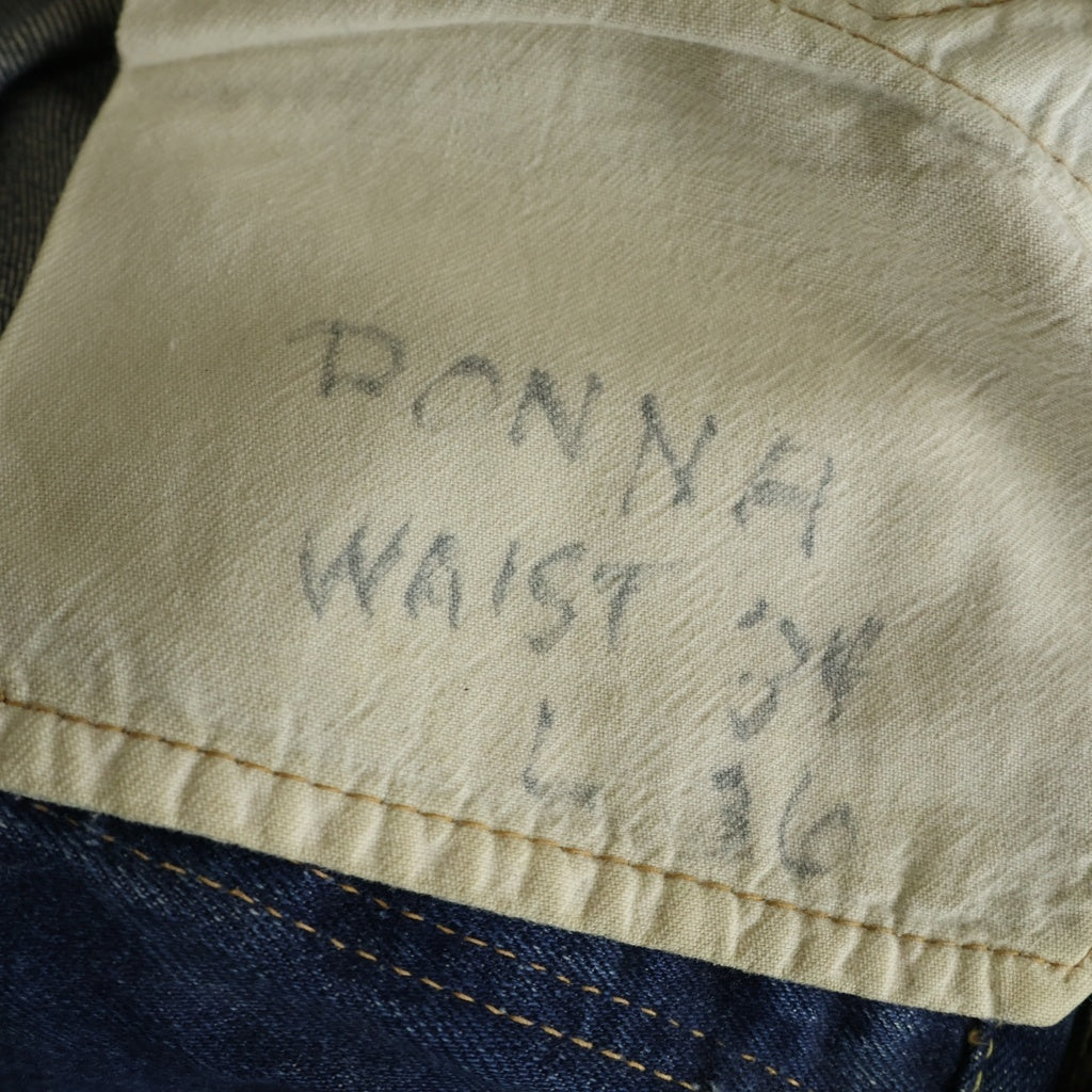 Levi's(リーバイス) 60-70S VINTAGE 501 BIG E 前期 均等V 足長R ボタン裏16 レインボーステッチ ズレカン デニムパンツ