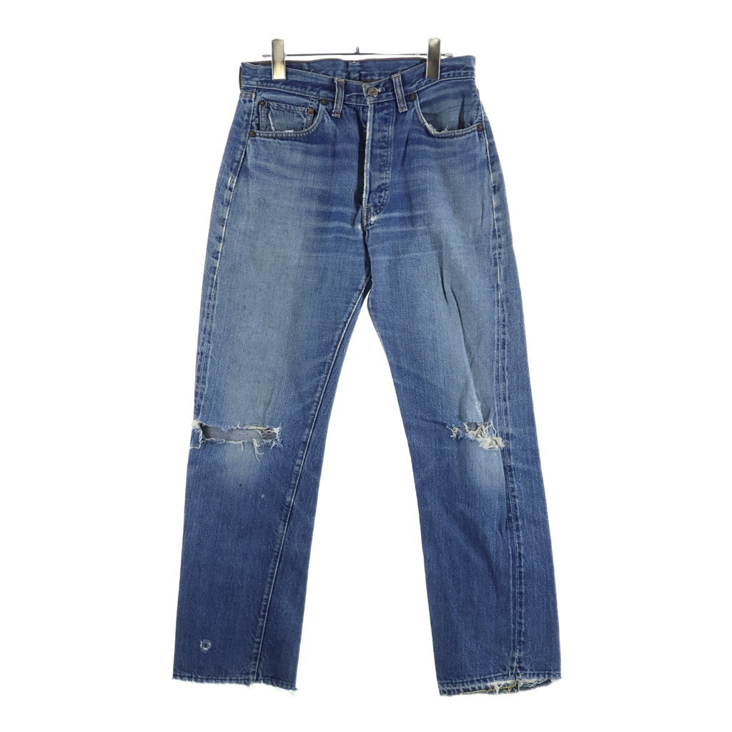 Levi's(リーバイス) 70s VINTAGE 501 BIG E後期 ボタン裏 6 USA製 ボタンフライストレートデニムパンツ インディゴ