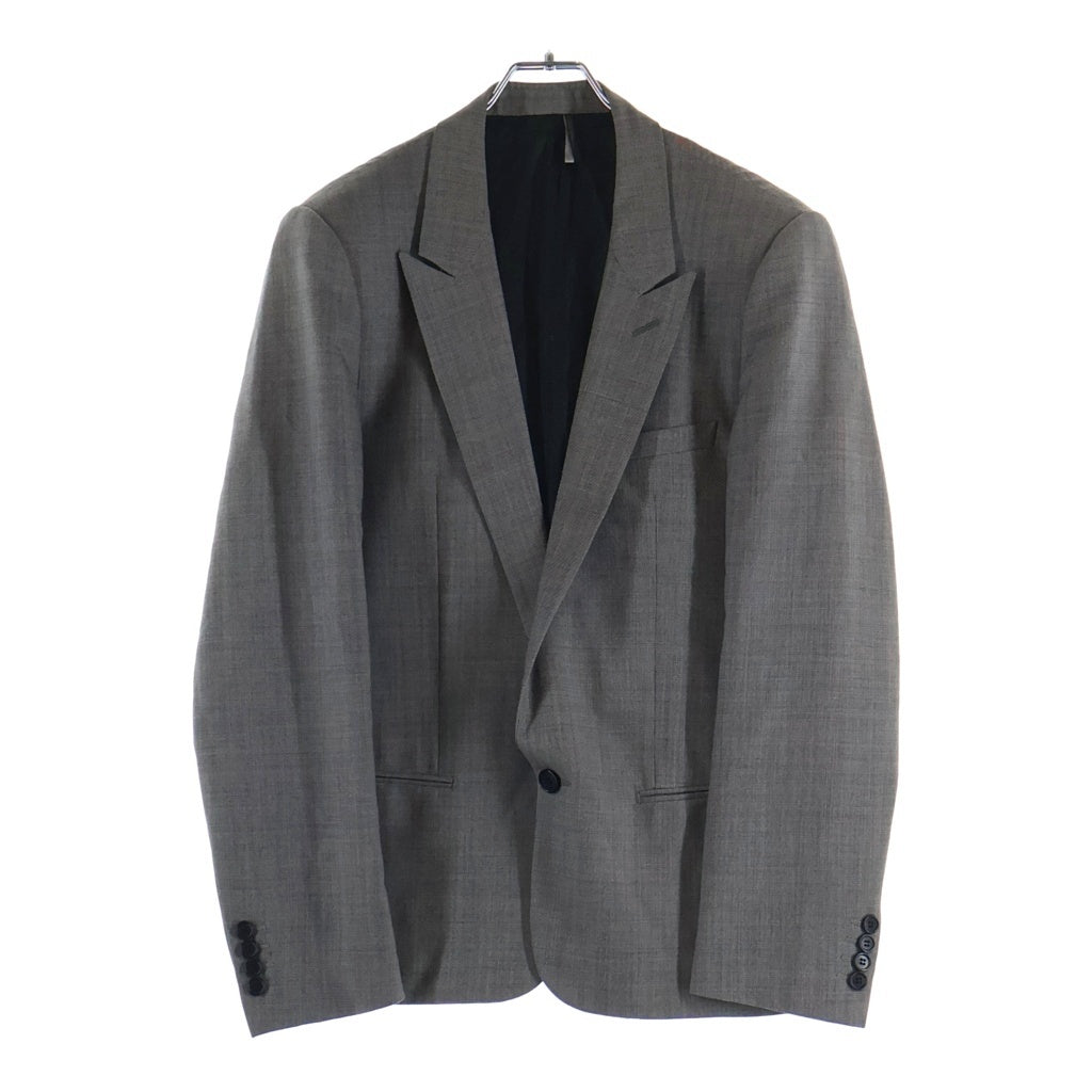 Dior HOMME(ディオールオム) 06SS エディ期 ウール 1B テーラードジャケット セットアップスーツ パンツ グレー 6EH1021830