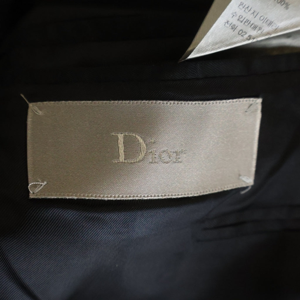 Dior HOMME(ディオールオム) 11AW ウール 2B テーラードジャケット セットアップスーツ パンツ ネイビー 163C710A2199