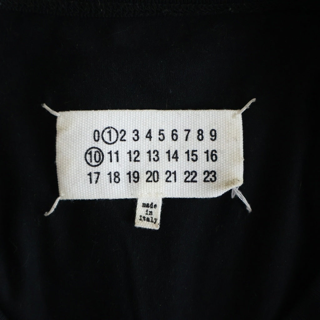 Maison Margiela(メゾンマルジェラ) 23SS T-Shirt ロゴ刺繍 半袖Tシャツ ブラック S50GC0684 S22816