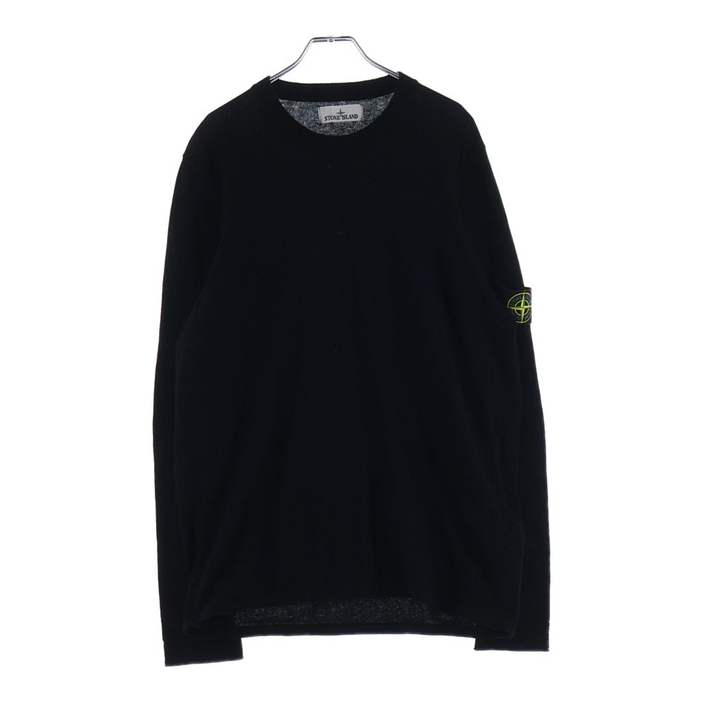 STONE ISLAND(ストーンアイランド) ワッペンデザイン サマーニット セーター 8015532B9 ブラック