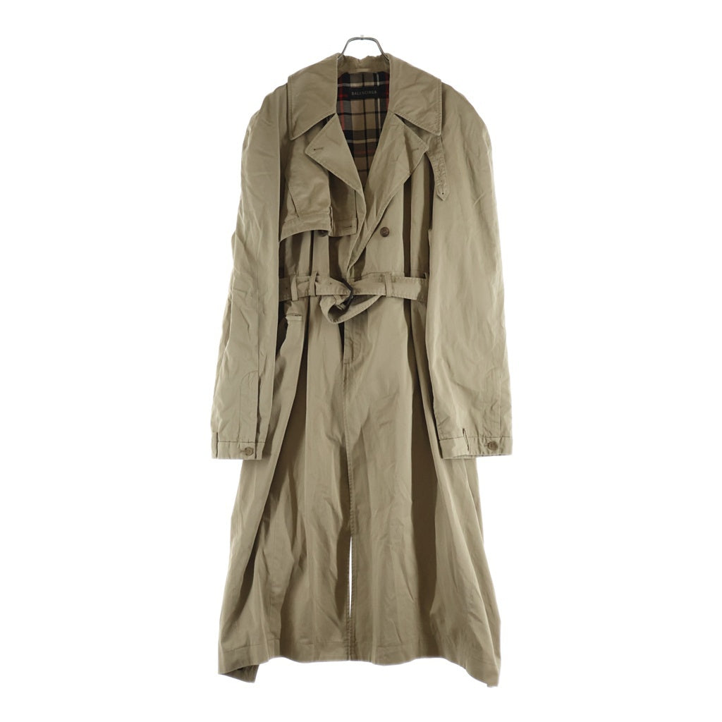 BALENCIAGA(バレンシアガ) DECONSTRUCT TRENCH デコンストラクト トレンチコート アウター 769012 TBP01 ベージュ