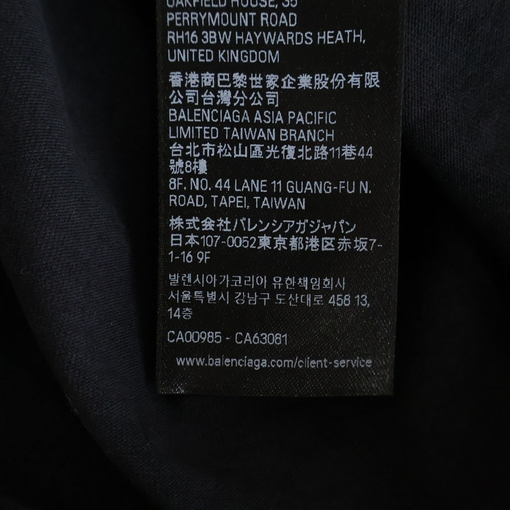BALENCIAGA(バレンシアガ) 25SS City of Angels シティオブエンジェルス 半袖Tシャツ カットソー 764235 TSVR2 ブラック