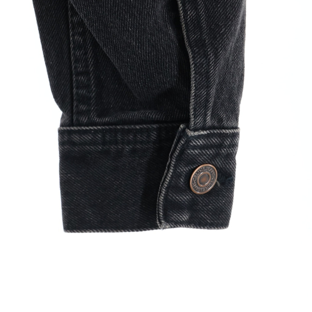 CELINE(セリーヌ) HOODEDLOOSE TRUCKER JACKET 2Q472947F.38VB フード付き ルーズフィット トラッカーデニムジャケット ブラック
