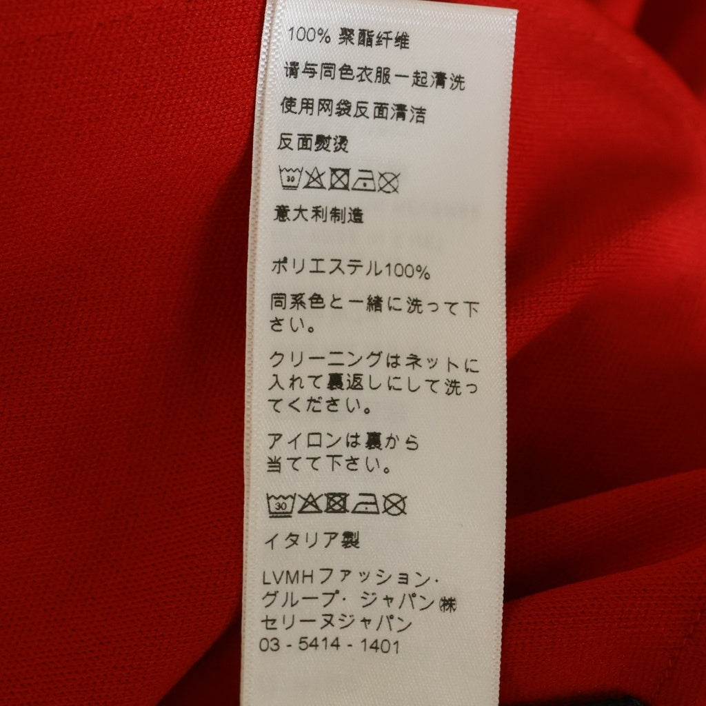CELINE(セリーヌ) FLARED JOGGING PANTS IN DOUBLE FACE JERSEY 2Z135121O フレアジョギング ダブルフェイスサイドラインジャージパンツ レッド
