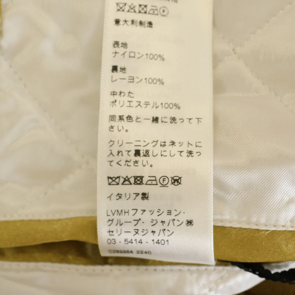 CELINE(セリーヌ) TIGER SATIN TEDDY JACKET 2W866497M バックタイガー サテンテディジャケット ゴールド