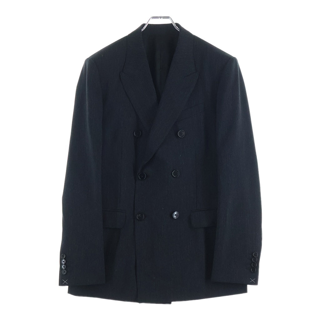 CELINE(セリーヌ) STRIPE WOOL CLASSIC JACKET 2V21J809H.09BW ストライプ ウールテーラードジャケット ブラック