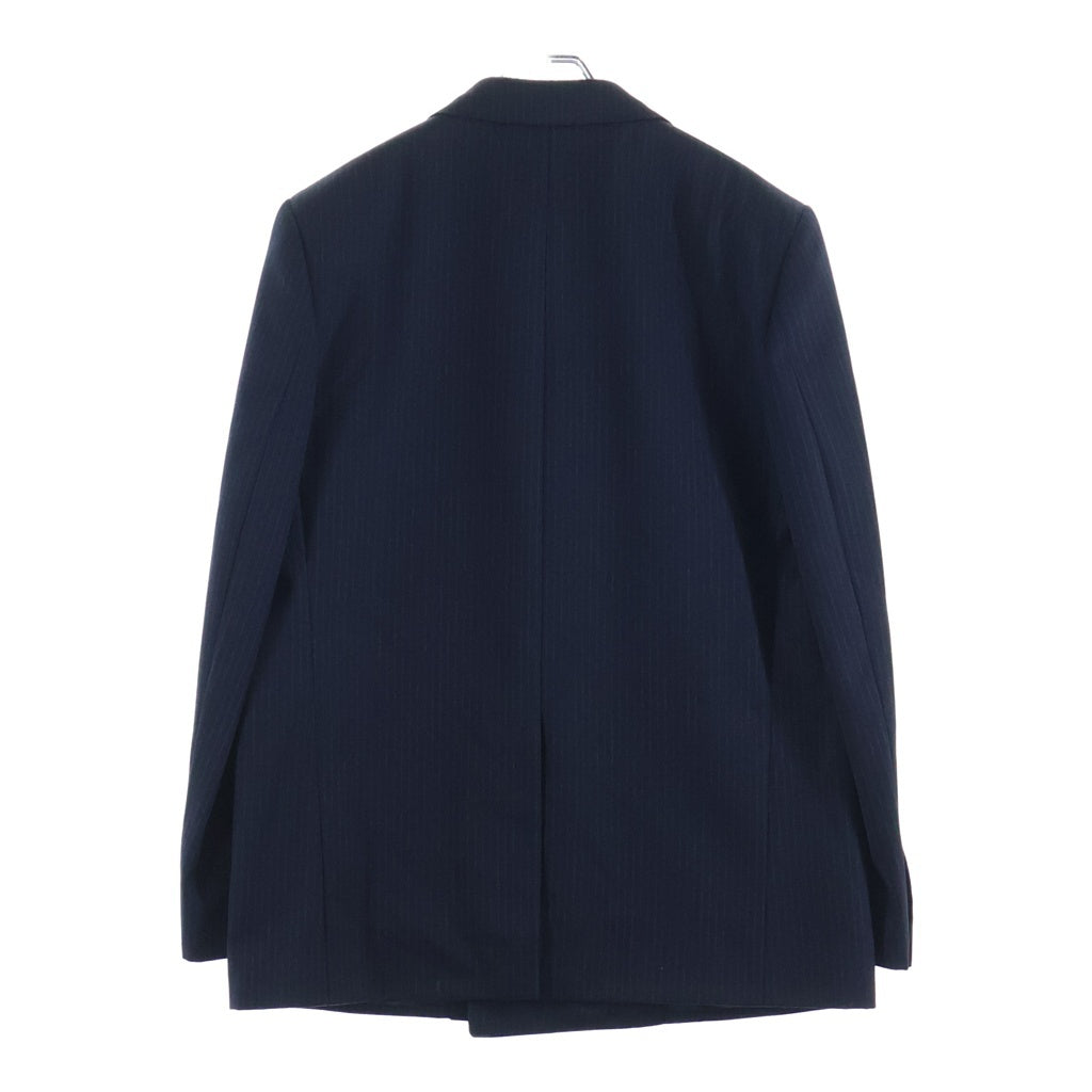 CELINE(セリーヌ) STRIPE WOOL CLASSIC JACKET 2V295449K ストライプウールテーラードジャケット ダークネイビー