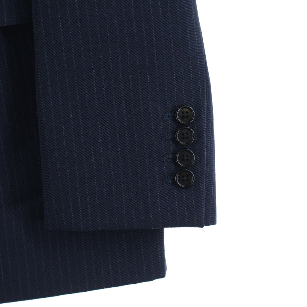 CELINE(セリーヌ) STRIPE WOOL CLASSIC JACKET 2V295449K ストライプウールテーラードジャケット ダークネイビー