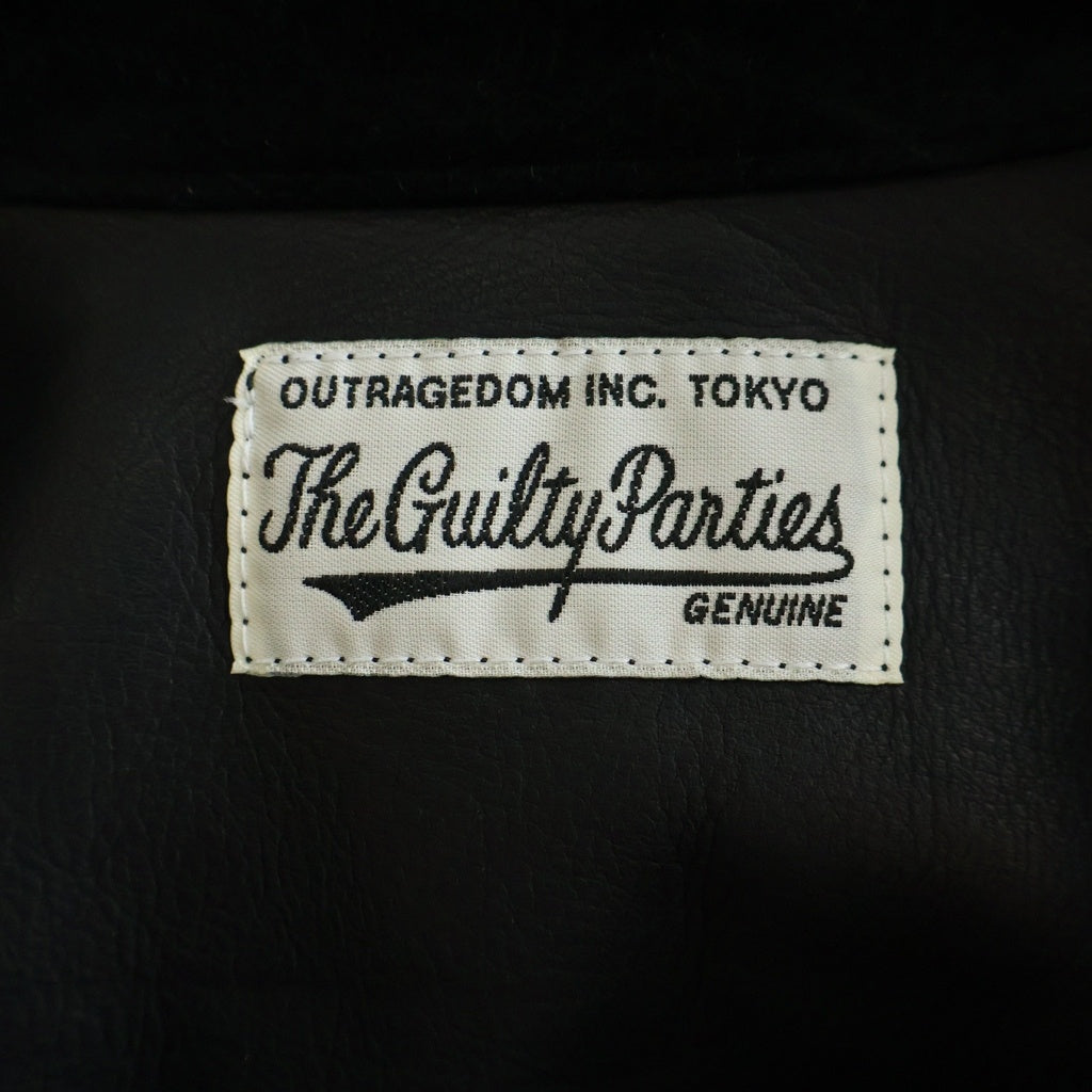 WACKO MARIA(ワコマリア) SUEDE LEATHER TRUCKER JACKET スエードレザー トラッカージャケット ブラック