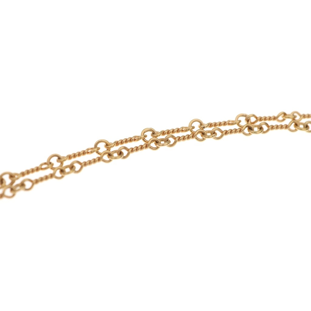 CHROME HEARTS(クロムハーツ) 22K NECKCHAIN T16 ツイストチェーンネックレス 16inch ゴールド BCA013