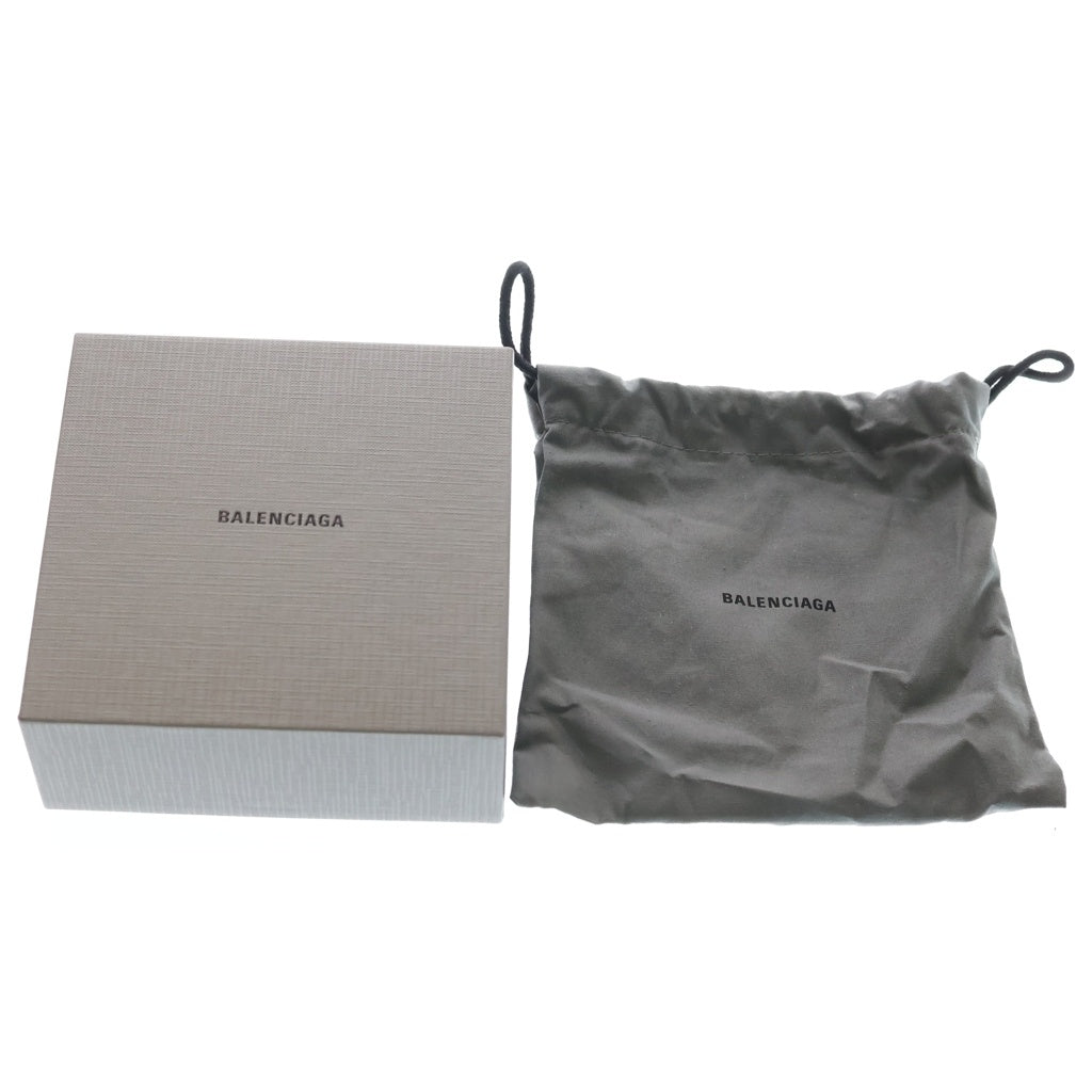 BALENCIAGA(バレンシアガ) BBロゴ バックル クロコダイル型押し ベルト 570370 ブラック