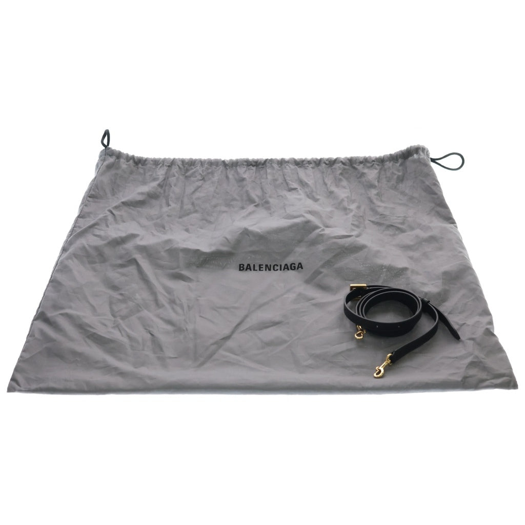 BALENCIAGA(バレンシアガ) BEL AIR キャリーオールバッグ ミディアム スムースレザー ブラック/ゴールド 805481 レディース