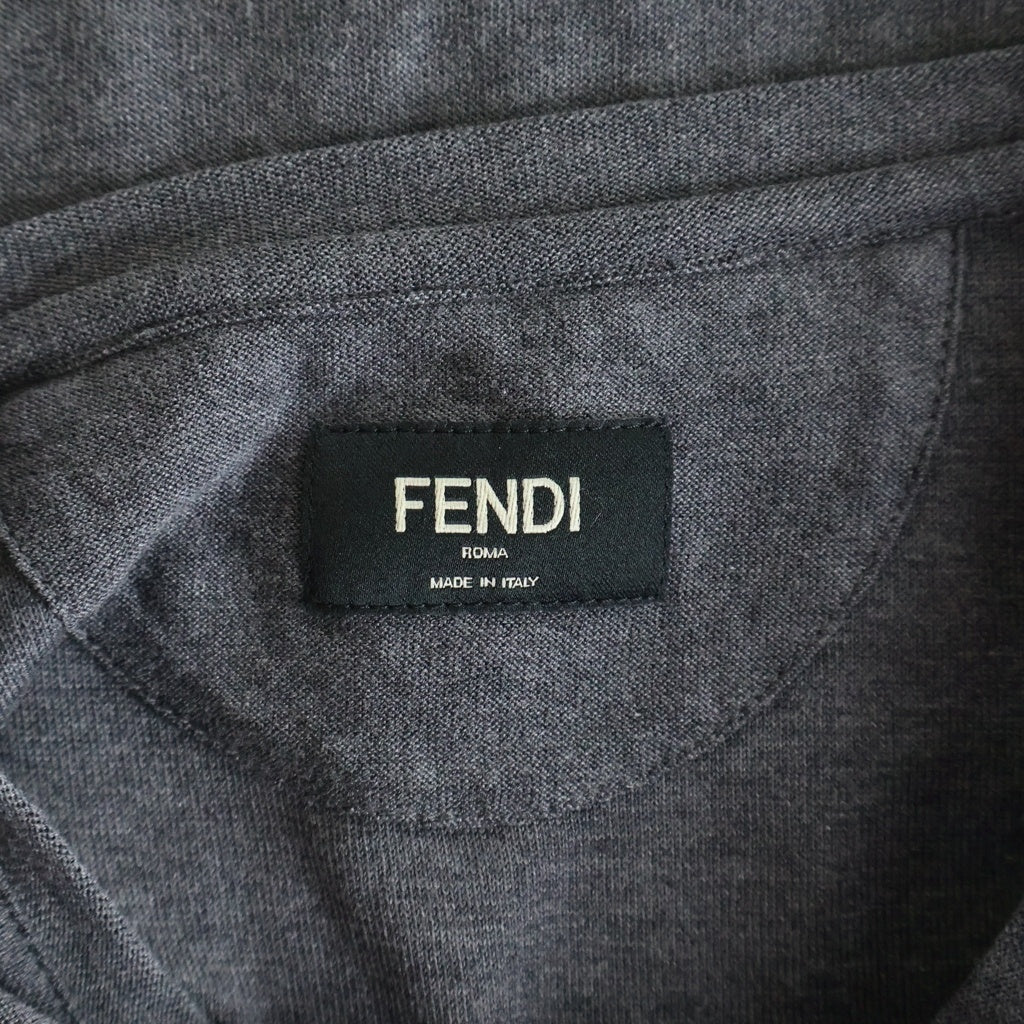 FENDI(フェンディ) Fendi Faces フェンディ フェイス 半袖Tシャツ カットソー グレー FY0626 8CF