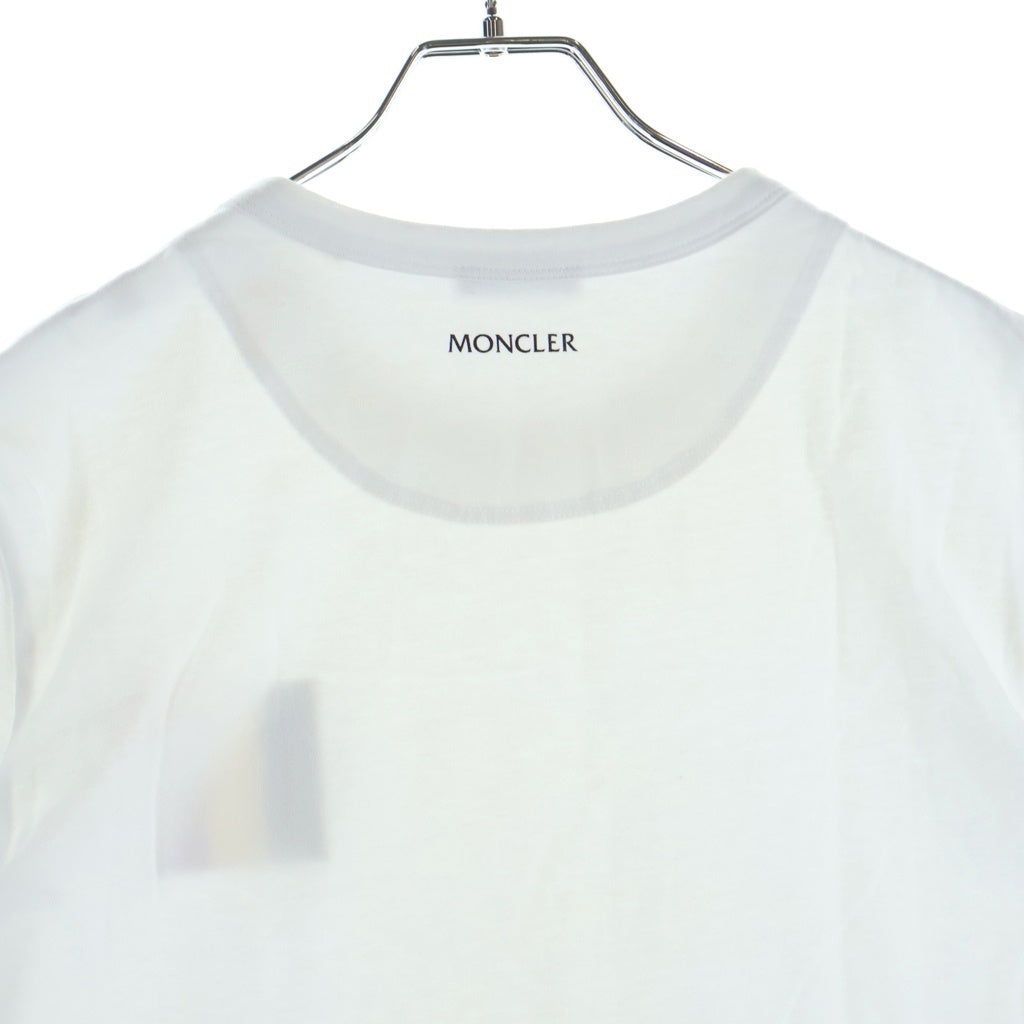 MONCLER(モンクレール) 20SS Maglia T-shirt ロゴワッペンデザイン 半袖Tシャツ カットソー ホワイト F10918C74200 8390T