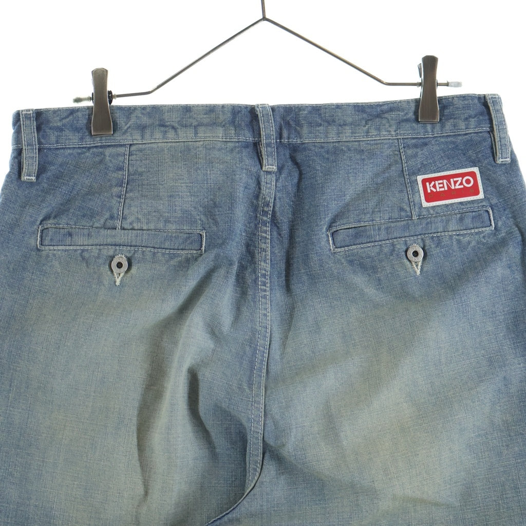 KENZO(ケンゾー) ミッドライズ テーパードジーンズ デニムパンツ インディゴ FE55DP3336H7