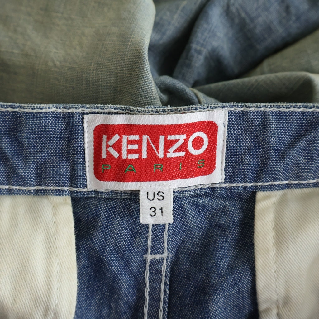 KENZO(ケンゾー) ミッドライズ テーパードジーンズ デニムパンツ インディゴ FE55DP3336H7