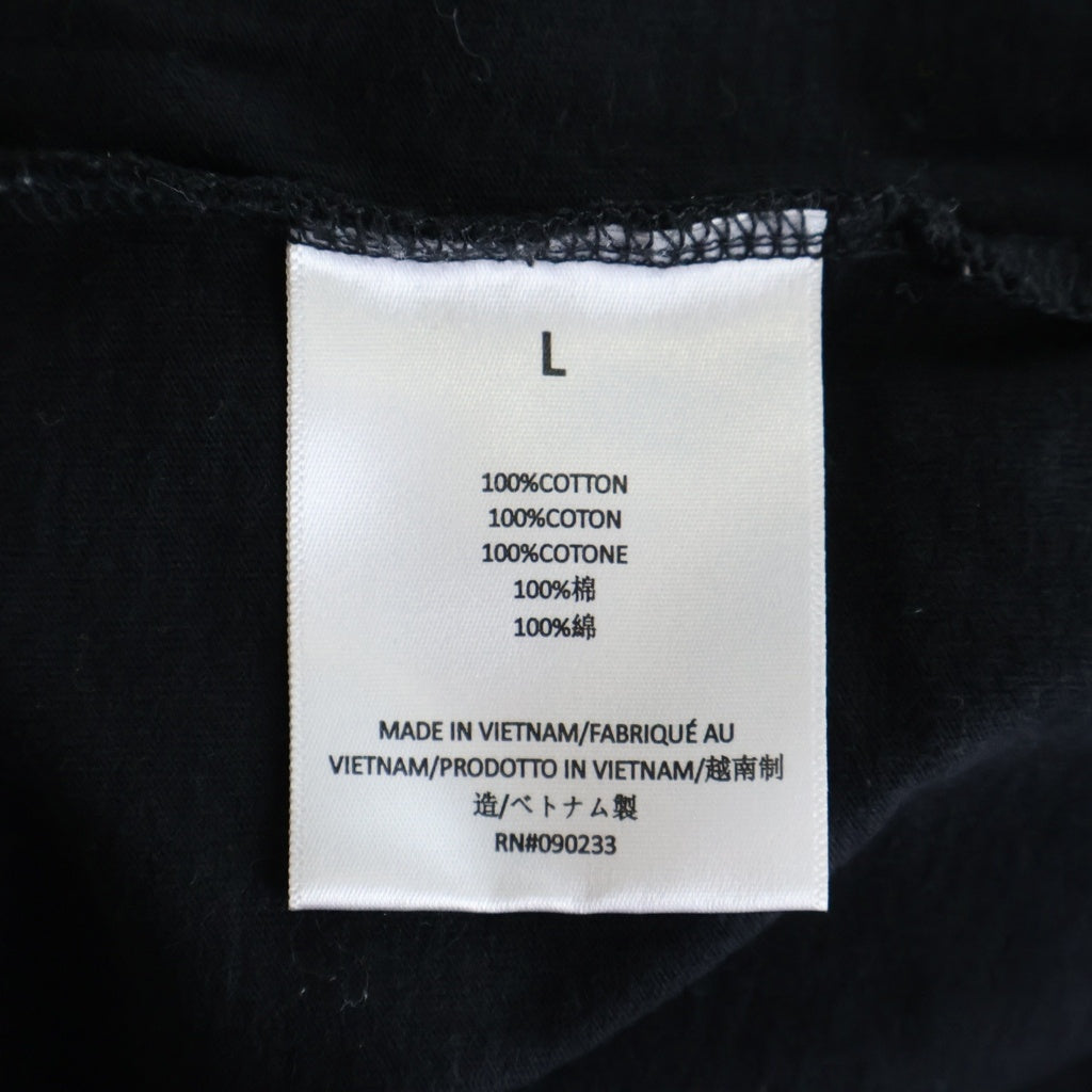 FEAR OF GOD ESSENTIALS(フィアオブゴッド エッセンシャルズ) Rubber Logo Mock Neck L/S T-Shirt ラバーロゴモックネックロングスリーブTシャツ 長袖Tシャツ ブラック
