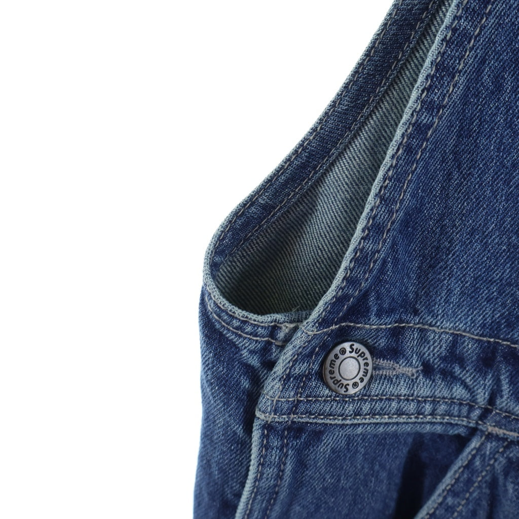 SUPREME(シュプリーム) 19SS Logo Denim Overalls ロゴ デニム オーバーオール インディゴ