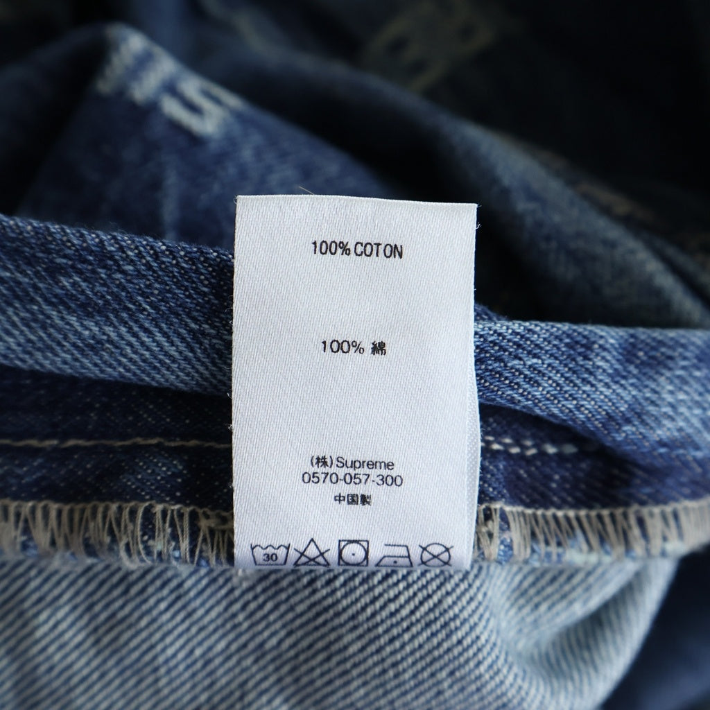 SUPREME(シュプリーム) 19SS Logo Denim Overalls ロゴ デニム オーバーオール インディゴ