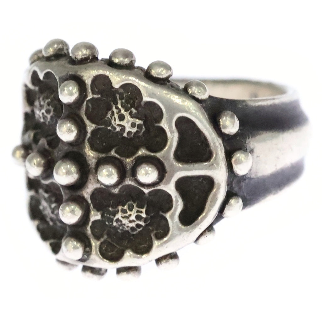 NO BRAND(ノーブランド) Deaf Breed デフブリード R-41 Dot Studs Ring ドットスタッズリング 指輪 シルバー
