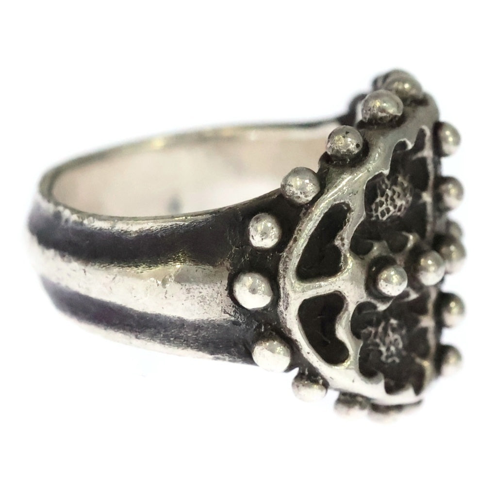 NO BRAND(ノーブランド) Deaf Breed デフブリード R-41 Dot Studs Ring ドットスタッズリング 指輪 シルバー