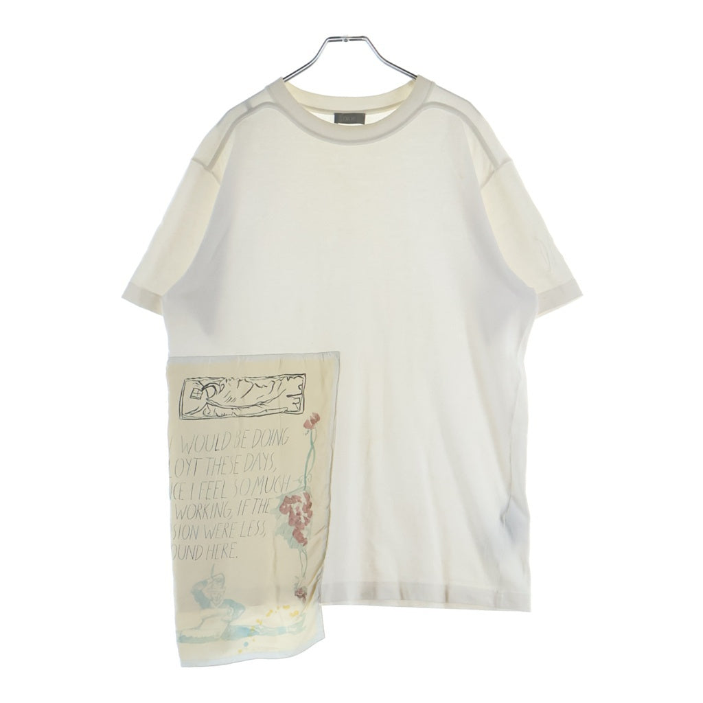 DIOR(ディオール) ×RAYMOND PETTIBON レイモンド ペティボン シルクパッチTシャツ クルーネック半袖Tシャツ 943J609G0554 ホワイト