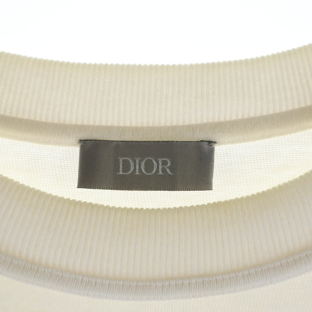 DIOR(ディオール) ×RAYMOND PETTIBON レイモンド ペティボン シルクパッチTシャツ クルーネック半袖Tシャツ 943J609G0554 ホワイト