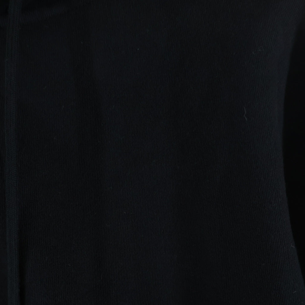 CELINE(セリーヌ) Hooded Logo Zip Hoodie フーデットロゴジップアップフーディー ロゴプリントジップアップパーカー 2Y497052H ブラック
