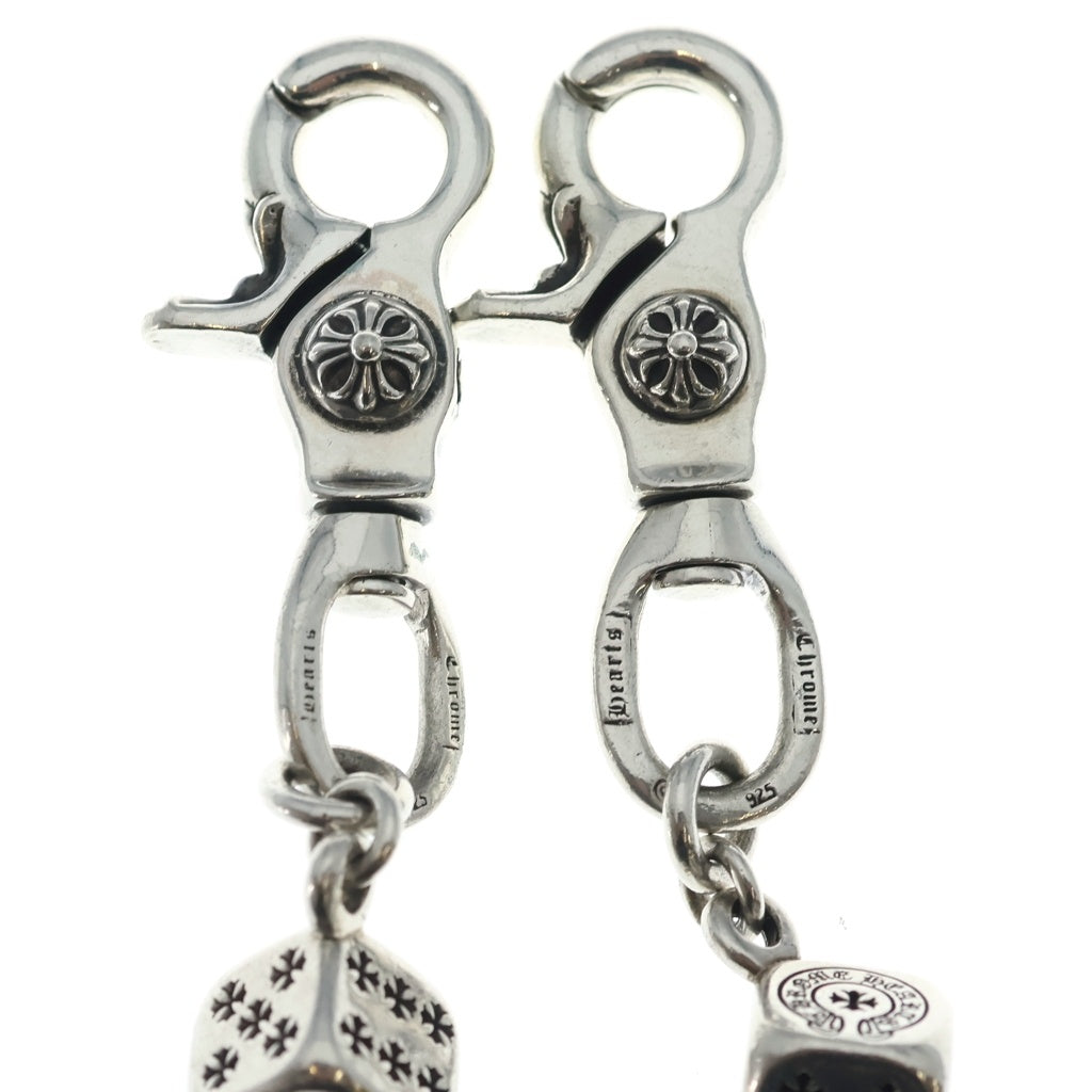 CHROME HEARTS(クロムハーツ) DICE LINK-2 2クリップダイス ウォレットチェーン シルバー