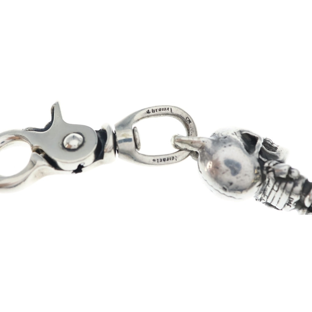 CHROME HEARTS(クロムハーツ) FOTI DLFN 2クリップ フォティデルフィーノ ウォレットチェーン シルバー