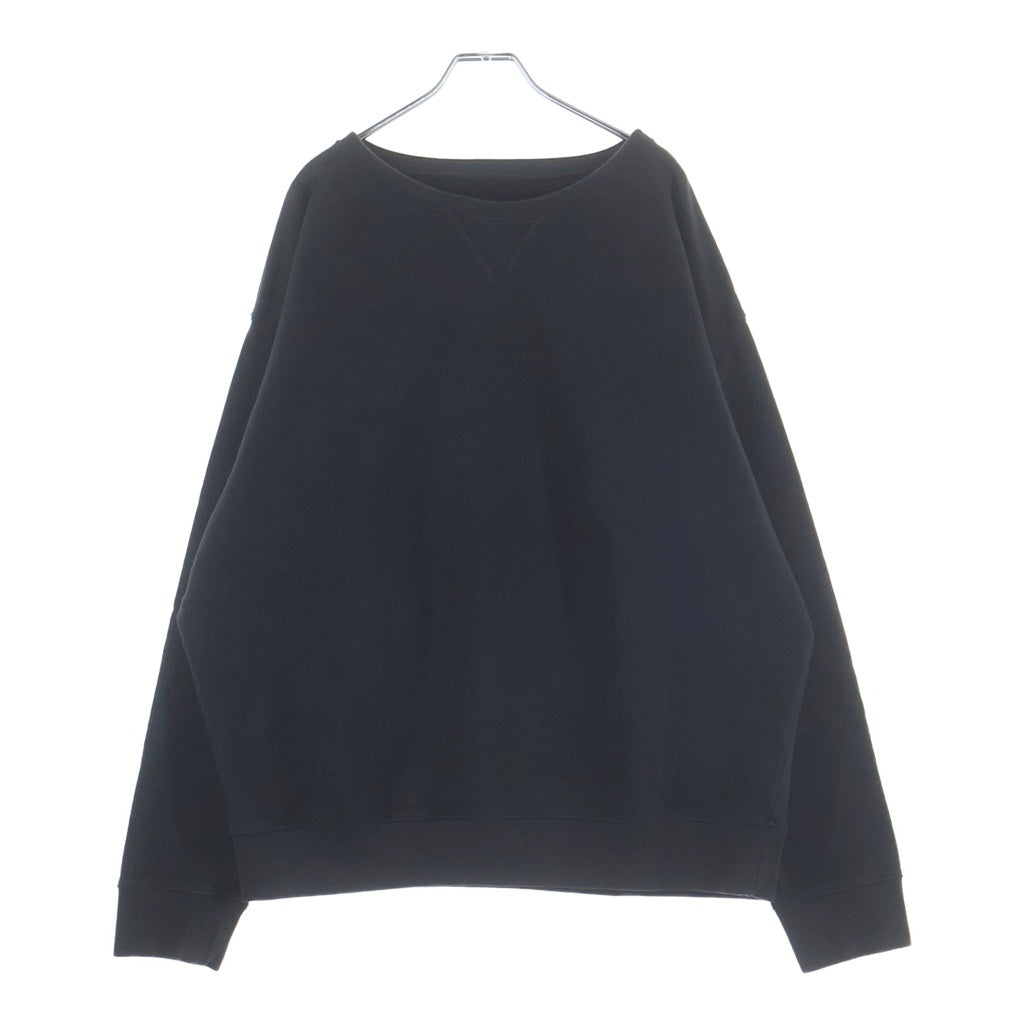Maison Margiela(メゾンマルジェラ) 22SS ロゴエンブロイダリー スウェット トレーナー ブラック S50GU0188 S25550