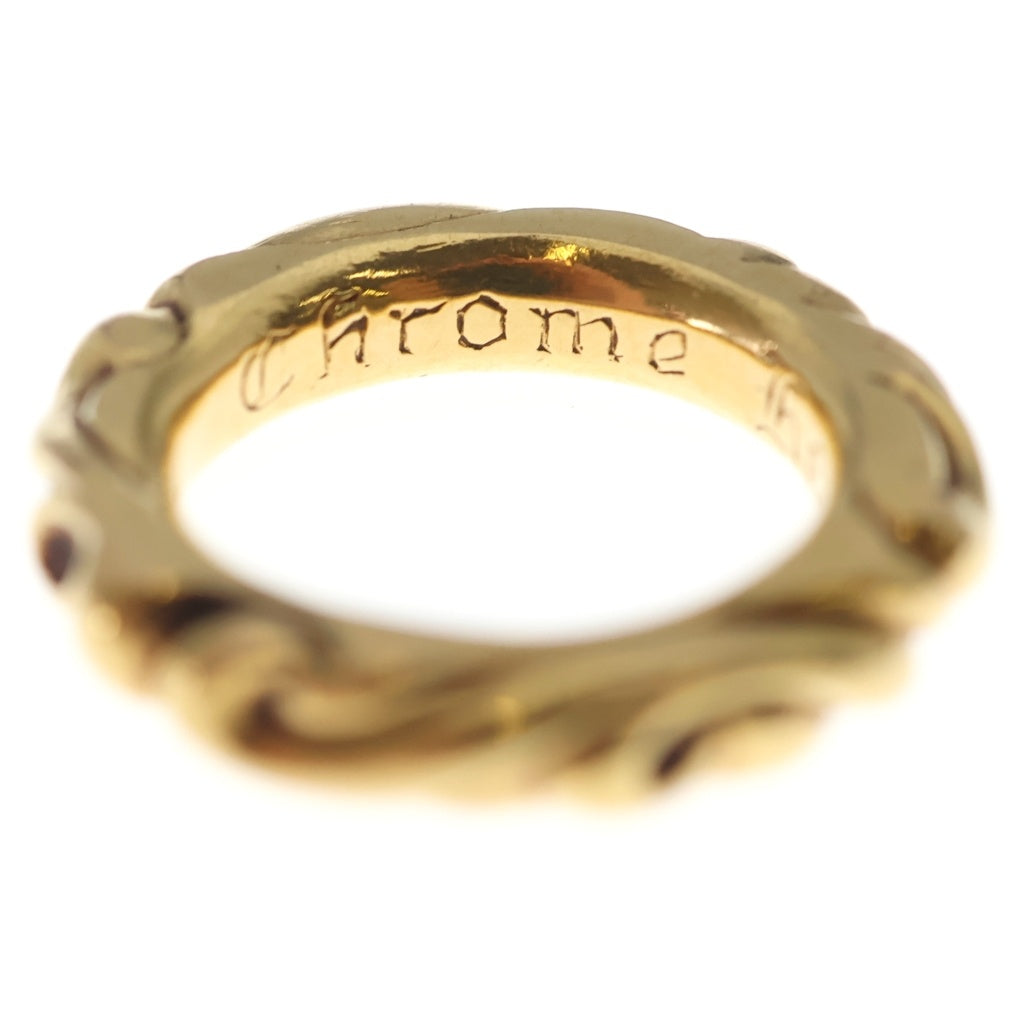 CHROME HEARTS(クロムハーツ) 22K SCRL BAND スクロールバンド リング ゴールド BCA416