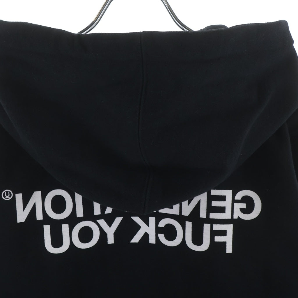 SUPREME(シュプリーム) 16AW ×UNDERCOVER Generation Fuck You Zip Up Sweat アンダーカバー ジェネレーション ファック ユー ジップアップパーカー ブラック