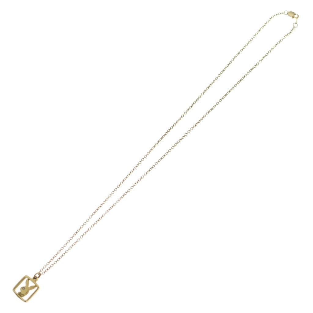 Bill Wall Leather/BWL(ビルウォールレザー) 別注PLAYBOY 18K プレイボーイ ラビットペンダント ダイヤ ネックレス ゴールド