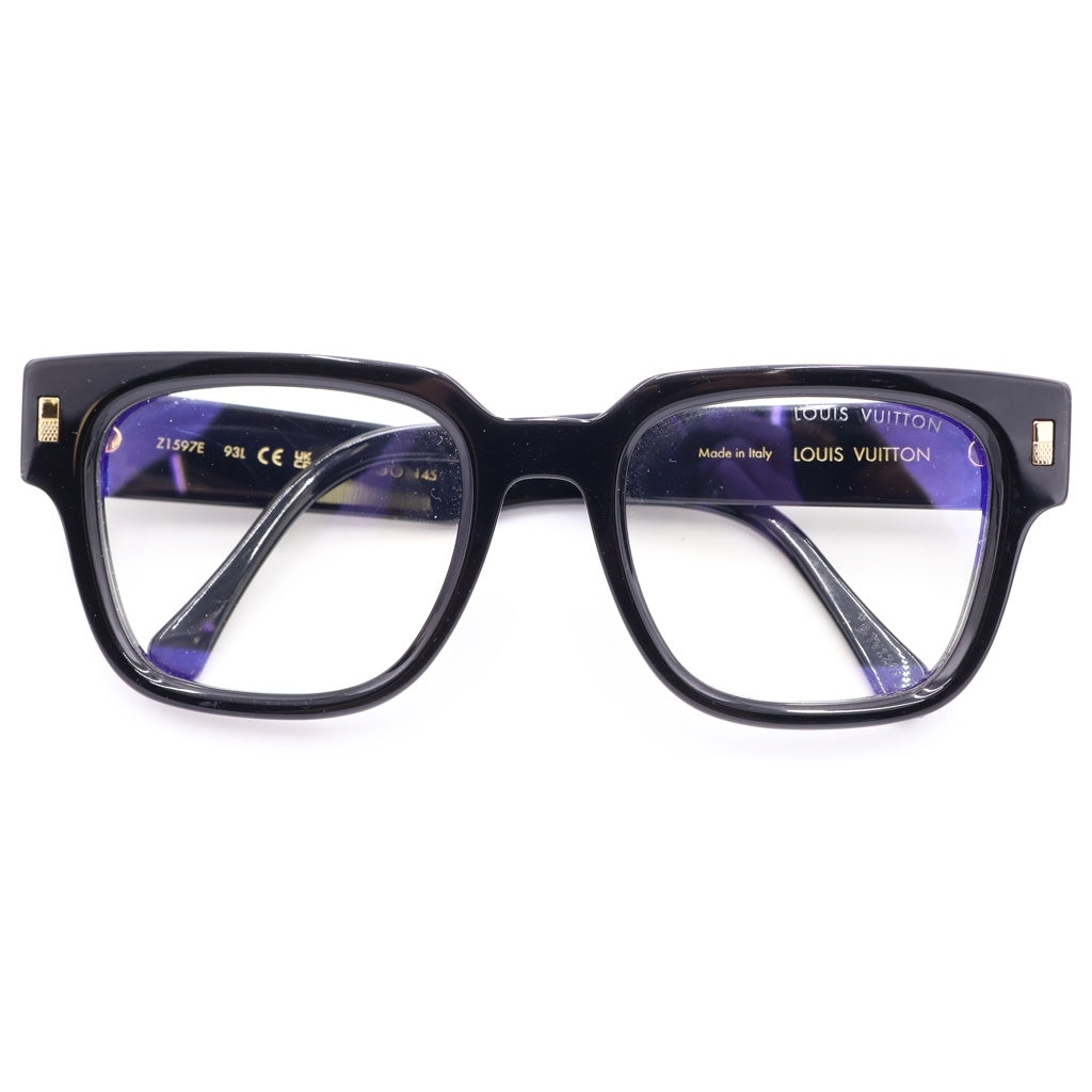 LOUIS VUITTON(ルイヴィトン) Optical LV Escape オプティカル LV エスケイプ ウェリントンクリアレンズサングラス アイウェア 眼鏡 Z1597E ブラック/ゴールド