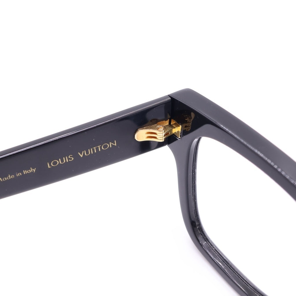 LOUIS VUITTON(ルイヴィトン) Optical LV Escape オプティカル LV エスケイプ ウェリントンクリアレンズサングラス アイウェア 眼鏡 Z1597E ブラック/ゴールド