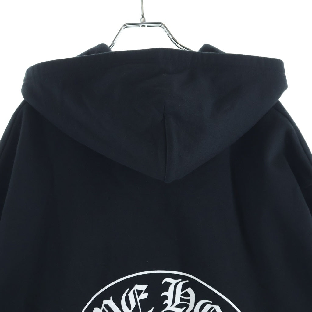 CHROME HEARTS(クロムハーツ) SWTSHRT HD ZIP LTD TOKYO 東京限定 ホースシュープリント ダガージップ ジップアップスウェットパーカー フーディー ブラック