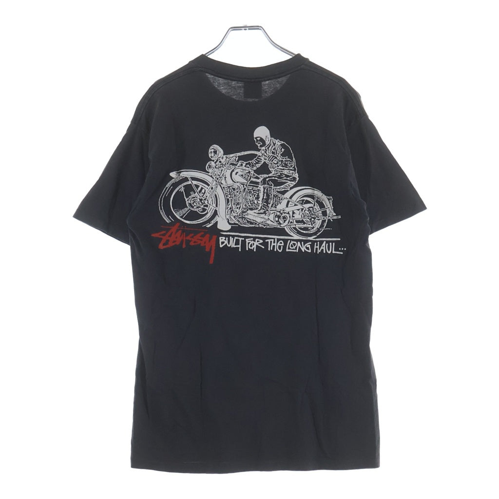 STUSSY(ステューシー) 80S VINTAGE OLD STUSSY HARLEY BIKE TEE ヴィンテージ オールドステューシー ハーレーバイク 半袖 Tシャツ カットソー ブラック