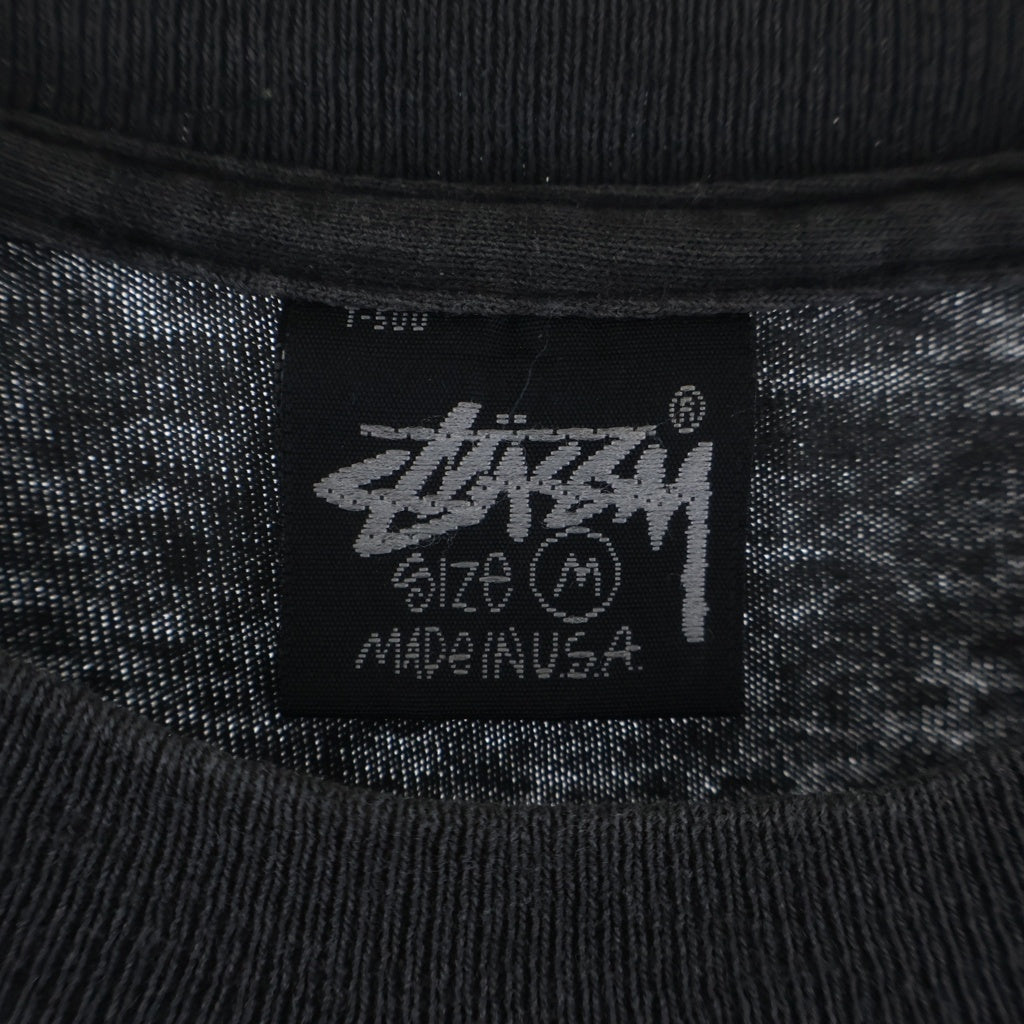 STUSSY(ステューシー) 80S VINTAGE OLD STUSSY HARLEY BIKE TEE ヴィンテージ オールドステューシー ハーレーバイク 半袖 Tシャツ カットソー ブラック