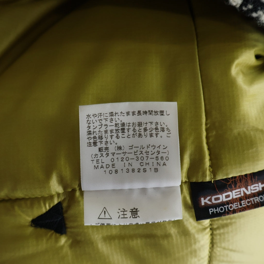 THE NORTH FACE PURPLE LABEL(ノースフェイスパープルレーベル) ×Harris Tweed ハリスツイード チェック柄 ダウン ベスト ジャケット マルチカラー ND2194N