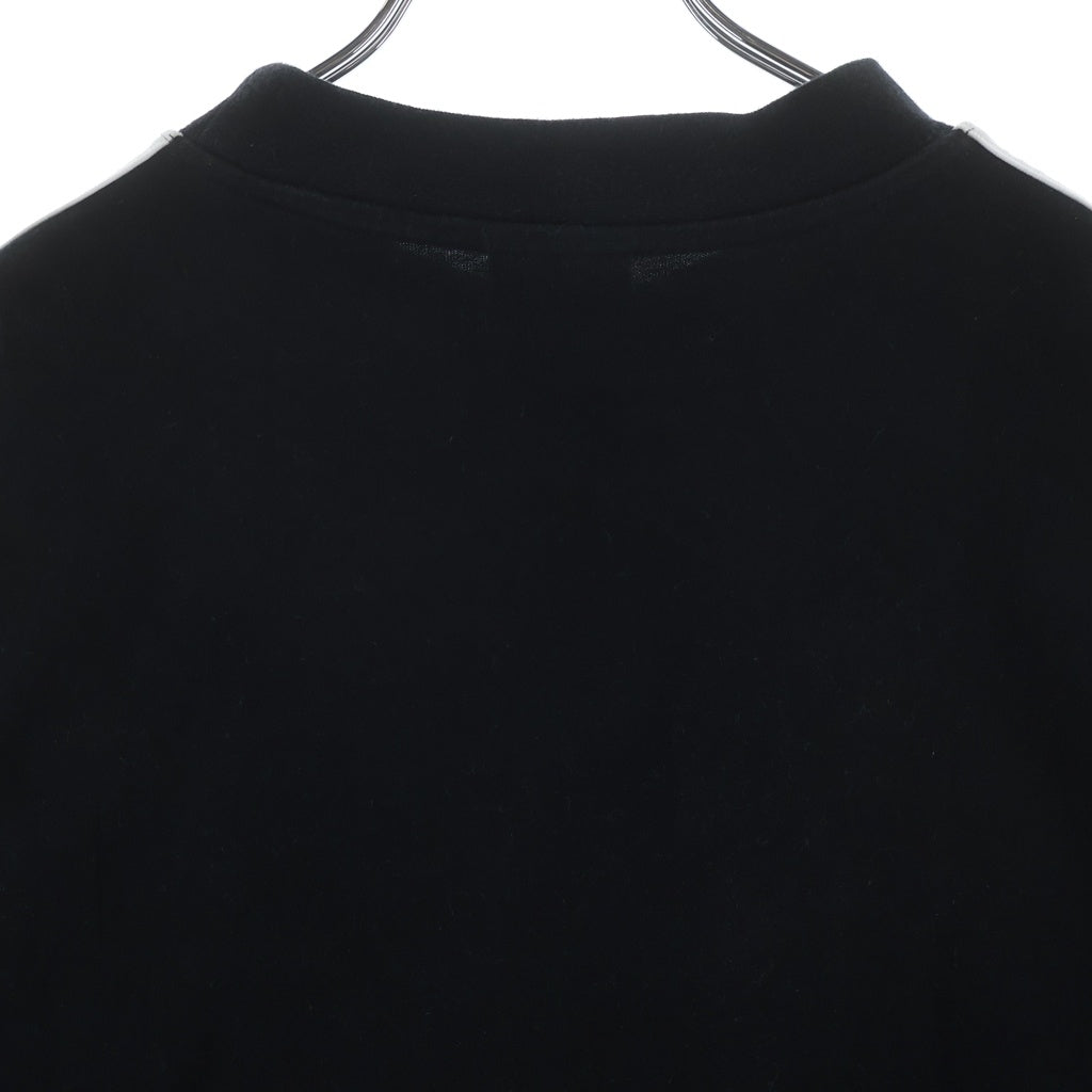 BALENCIAGA(バレンシアガ) ×ADIDAS S COTTON CREW NECK TEE アディダス コットン クルーネック半袖Tシャツ カットソー ブラック 739101 TNVA6