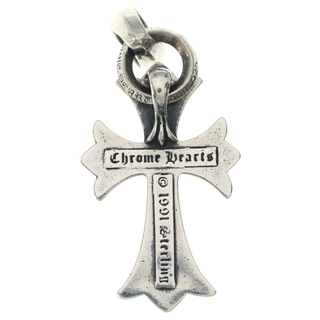 CHROME HEARTS(クロムハーツ) CH CRS SML W/BALE Wベイル スモールCHクロス ペンダントトップ シルバー BCA218