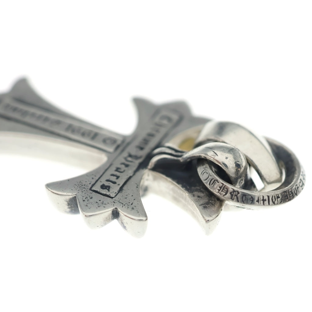 CHROME HEARTS(クロムハーツ) CH CRS SML W/BALE Wベイル スモールCHクロス ペンダントトップ シルバー BCA218