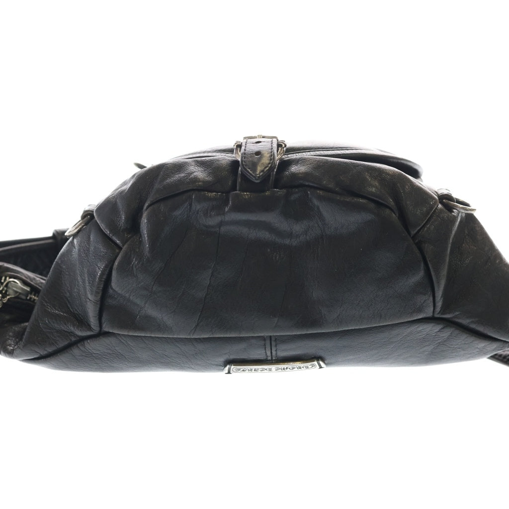 CHROME HEARTS(クロムハーツ) #1 SNAT PACK スナットパック ダガージップ ガンスリンガーベルト レザーウエストバッグ ブラック
